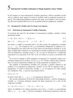 Book Econometric Analysis of Cross Section and Panel Data By Wooldridge - Chapter 5 doc