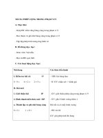 Toán lớp 1 - PHÉP CỘNG TRONG PHẠM VI 9 docx