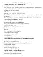 Đề cương ôn thi lịch sử 7