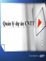 bài giảng  quản lý dự án công nghệ thông tin
