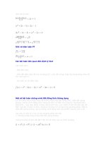 một số bài tập lượng giác