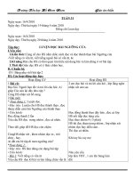 Giáo án chiều tuần 31 lớp 1