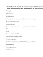 Đăng ký đầu tư đối với dự án đầu tư trong nước gắn với thành lập chi nhánh (dự án đầu tư dưới 300 tỷ đồng, không thuộc lĩnh vực đầu tư có điều kiện) ppt