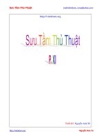 Sưu Tầm thủ thuật máy tính - Phần 11 doc