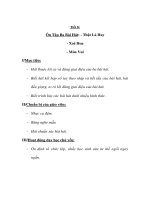 Âm nhạc 2 - Ôn Tập Ba Bài Hát: - Thật Là Hay - Xoè Hoa - Múa Vui potx