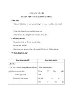 Tiếng Việt lớp 4 - LUYỆN TỪ VÀ CÂU - LUYỆN TẬP VỀ CẤU TẠO CỦA TIẾNG ppsx