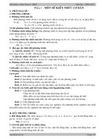 Đề cương ôn tập HKII Toán 8