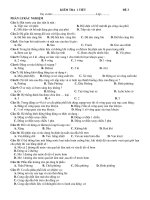 ĐÊ KT HK 2 Công nghệ 11(đề 3)