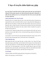 Y học cổ truyền chữa bệnh suy giáp pps