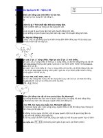 ĐỀ CƯƠNG ÔN TẬP VẬT LÝ 10NC- HK2