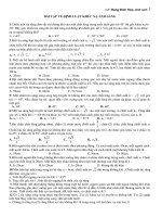 Bài tập khúc xạ và lăng kính