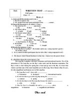 kt 1 tiet Anh 8 ppct 88