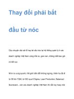 Thay đổi phải bắt đầu từ nóc pptx