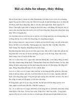 Rái cá chữa hư nhược, thủy thũng pdf