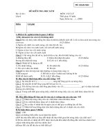 de thi + dap an Vat Ly 6 HKII