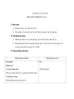 Tiếng Việt lớp 4 - LUYỆN TỪ VÀ CÂU - ÔN TẬP CUỐI KÌ I (Tiết 3) potx