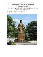 . Toàn bộ Bài thi tìm hiểu 1000 năm Thăng Long Hà Nội