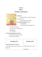 Mĩ tGiáo án Mỹ thuật lớp 1 - Vẽ hoặc xé dán lọ hoa docx