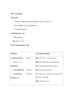 Giáo án toán lớp 1 - Luyện tập (2) pptx