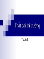 Topic 8: Thất bại thị trường pdf