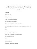 Chuyển đổi công ty trách nhiệm hữu hạn một thành viên thành công ty trách nhiệm hữu hạn hai thành viên trở lên pdf