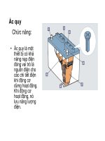 Nguyên lý hoạt động - cấu tạo - chức năng của acquy ppt
