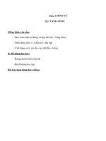 Chính tả lớp 1 - TẶNG CHÁU pptx