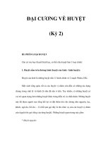 ĐẠI CƯƠNG VỀ HUYỆT (Kỳ 2) docx