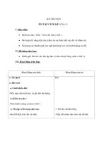 Tiếng Việt lớp 4 - KỂ CHUYỆN - ÔN TẬP CUỐI KÌ I (Tiết 2) pptx