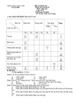 Tiết 157 Kiểm tra Ngữ văn 9 ( Đề -Mt - ĐA