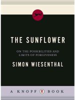  on the possibilities and limits of forgivenes - simon wiesenthal