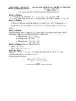 Đề thi HSG Toán 8 Cấp huyện cực hay