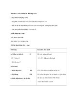 Giáo án toán lớp 1 - XĂNG TI MÉT - ĐO ĐỘ DÀI ppt