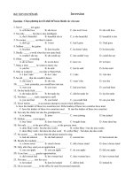 On thi TN THPT INVERSION