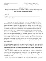 Bài thu hoạchTư tưởng, tấm gương đạo đức HCM về xây dựng Đảng ta thật sự trong sạch, vững mạnh, 