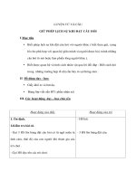 Tiếng Việt lớp 4 - LUYỆN TỪ VÀ CÂU - GIỮ PHÉP LỊCH SỰ KHI ĐẶT CÂU HỎI docx