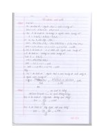 Bài tập Xác suất thống kê (Chương 1) pdf