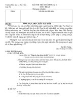 Đề thi thử môn TIẾNG VIỆT 5 (cuối kì II) rất hay, in luôn...