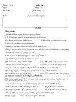 kiểm tra 45'''' văn 9 tuần 32