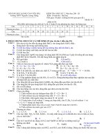 Kiểm tra hóa 10- học kỳ 2. 2010