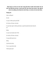 Xếp hạng cơ sở lưu trú du lịch: hạng đạt tiêu chuẩn kinh doanh lưu trú du lịch cho biệt thự du lịch, căn hộ du lịch, bãi cắm trại du lịch, nhà nghỉ du lịch, nhà ở có phòng cho khách du lịch thuê, cơ sở lưu trú du lịch khác pps