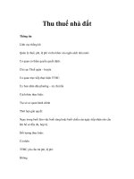 Thu thuế nhà đất doc