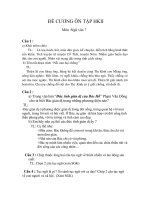 ĐỀ CƯƠNG ÔN THI NGỮ VĂN 7 HKII