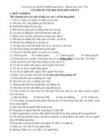 câu hỏi ôn GDCD 6 HKII( tham khảo)