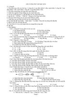 Đề cương ôn tập công nghệ