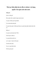 Thủ tục thẩm định dự án đầu tư nhóm A sử dụng nguồn vốn ngân sách nhà nước pps