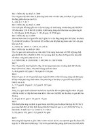 Bài tập định luật bảo toàn khối lượng doc