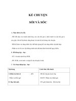 Giáo án Tiếng Việt lớp 1 - KỂ CHUYỆN - SÓI VÀ SÓC potx