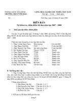 Tiêu chí chấm điểm thi đua