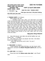 Đề thi vào chuyên Lê Quý Đôn QTrị